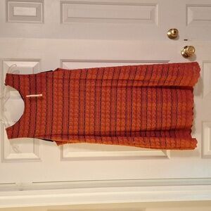 Sz 14 Ronni Nicole Rust Color Knit Tank Dress